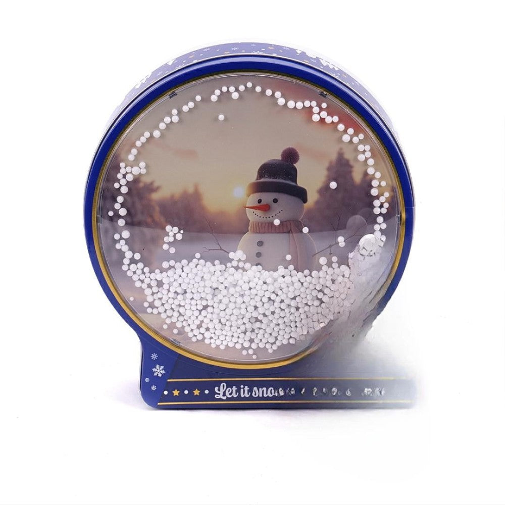 Latta Natalizia con Neve e Pupazzo di Neve